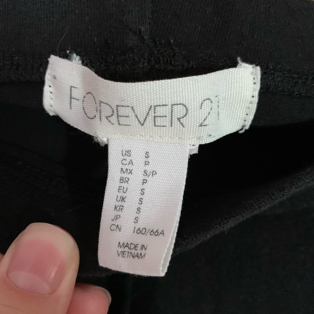 Two pairs of black leggings